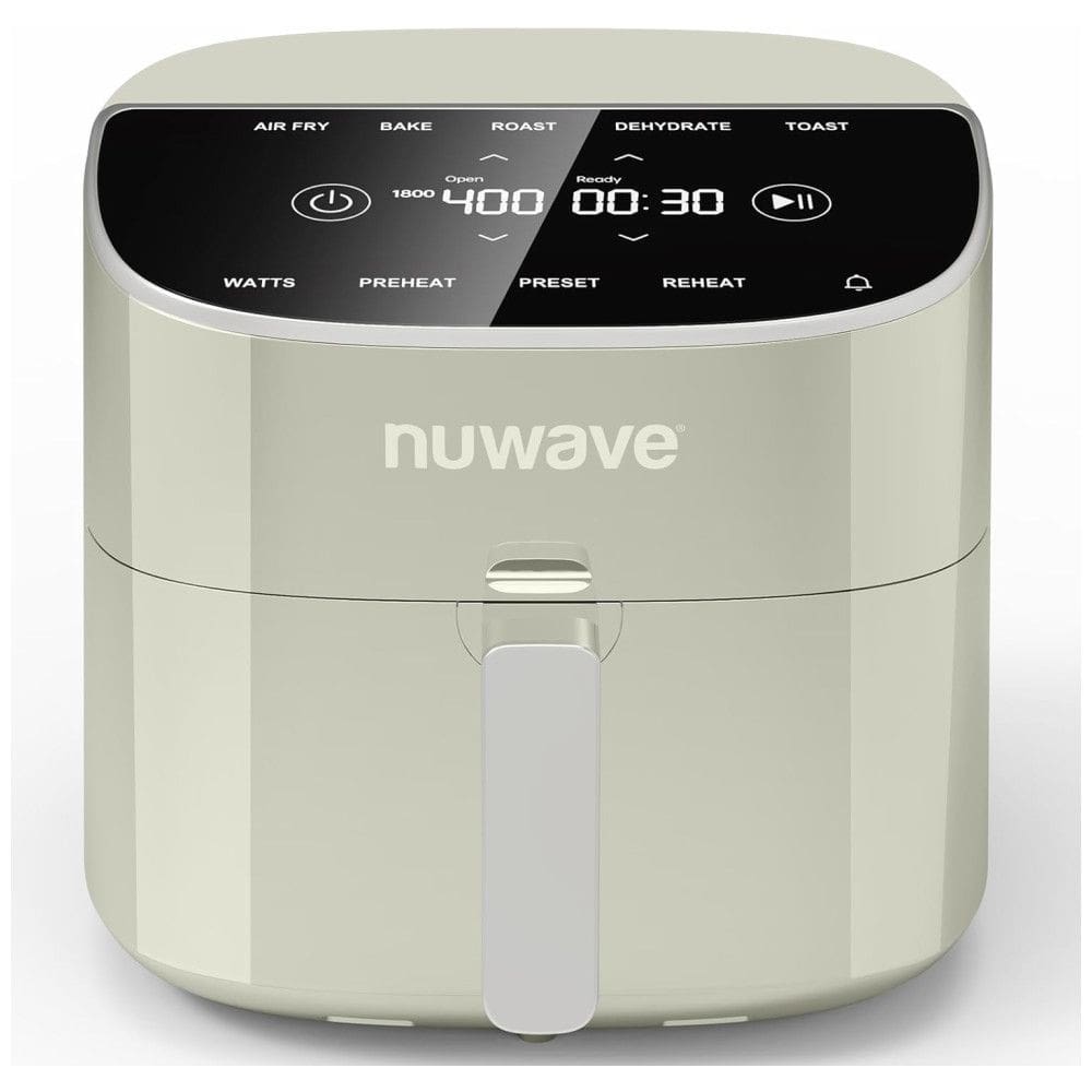 Fritadeira Elétrica de Ar Digital Nuwave Brio Plus 8 Litros, Livre de Substâncias Nocivas, Design Moderno, Tela de Toque, 10 Funções de