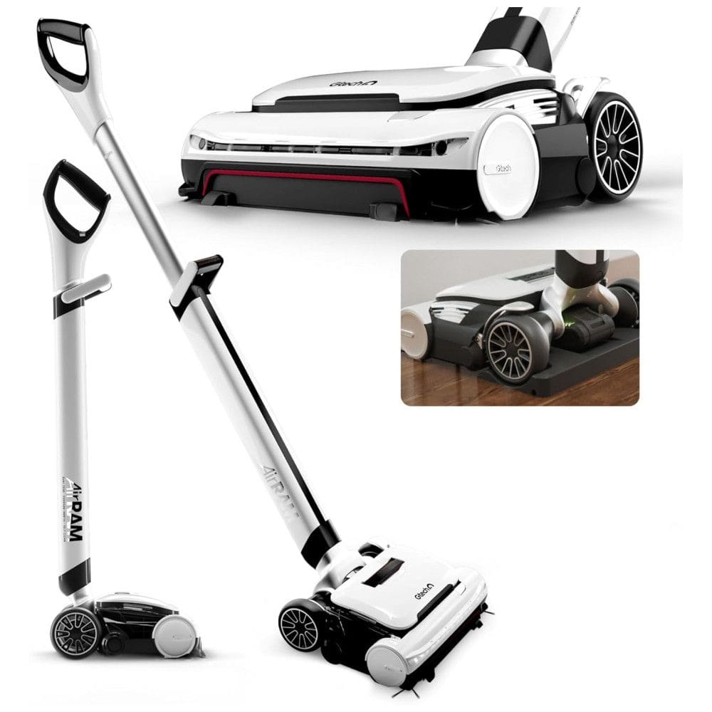 Aspirador de Pó Sem Fio Gtech AirRAM 3 com Barra Antienrosco de Cabelo e Duplos Pincéis EdgeClean - Para Carpetes e Pisos de Madeira -