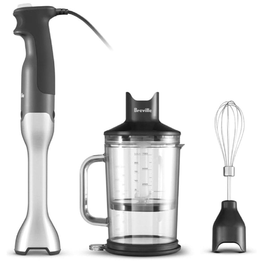 Liquidificador de Imersão Breville BSB510XL Control Grip, Aço Inoxidável Escovado