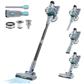 Aspirador sem fio 8 em 1: Leve, 40 min autonomia, Sucção Potente, Anti-Emaranhado, Ideal para Madeira e Carpetes, 1200W.Neobot