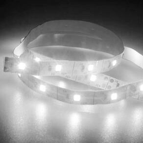 Kit 12 Fios Fita LED Luz Branca 120 Lâmpadas LED 2m À Pilha