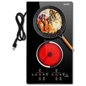 Cooktop Elétrico de 2 Bocas Embutir, Touch Control, Timer, Bloqueio de Segurança - Jessier