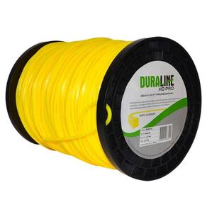 Fio De Nylon 3,0mm Quadrado Com 255 Metros Duraline 2,2kg Amarelo