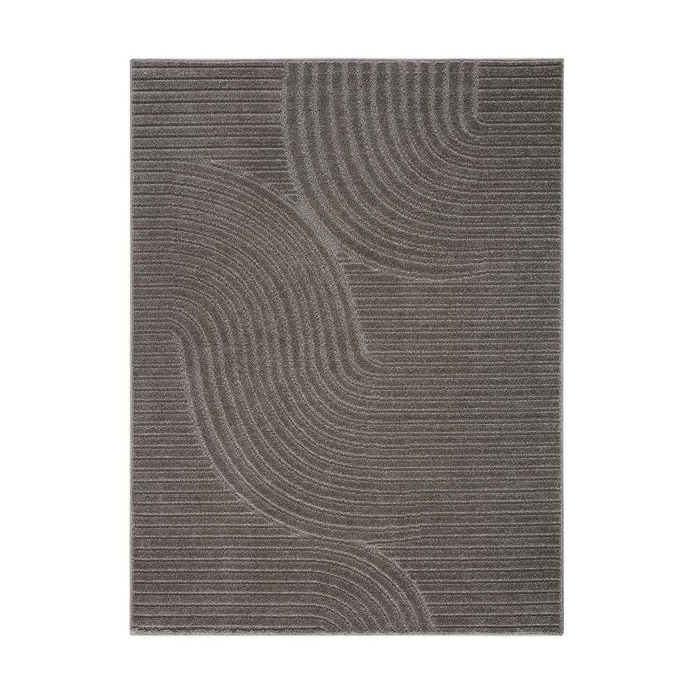 Tapete Para Sala Realce Sand 51 Cinza 2,00x2,50m