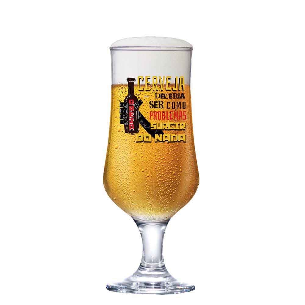 Taça de Vidro de Cerveja Barcelona Deveria Ser Como 385ml