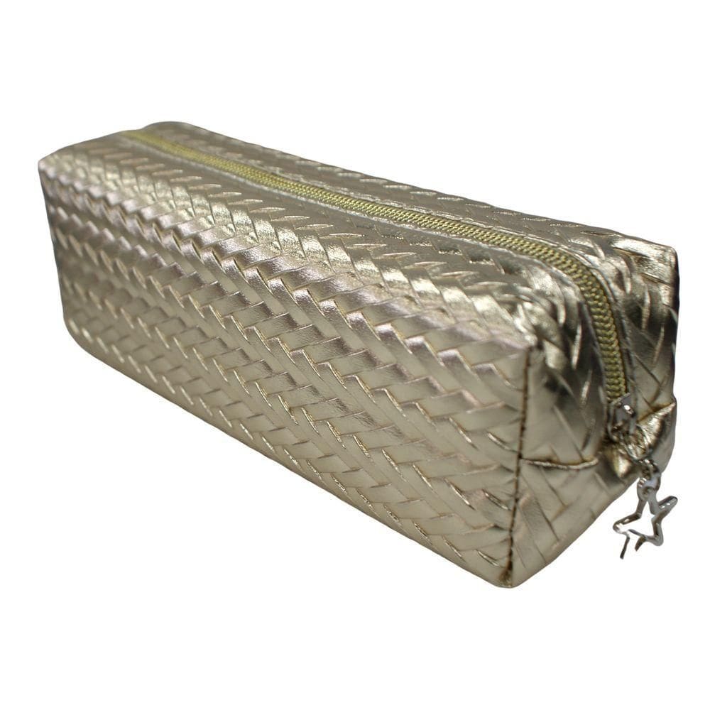 Estojo Multiuso Quadrado 2450220 Dourado - Quanhe