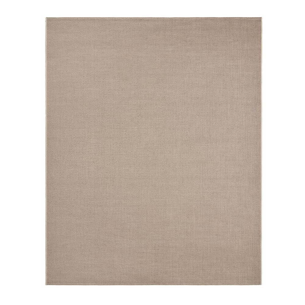 Tapete Sala Sisal Buzios Canto 87 Bege Marrom 1,50x2,00m