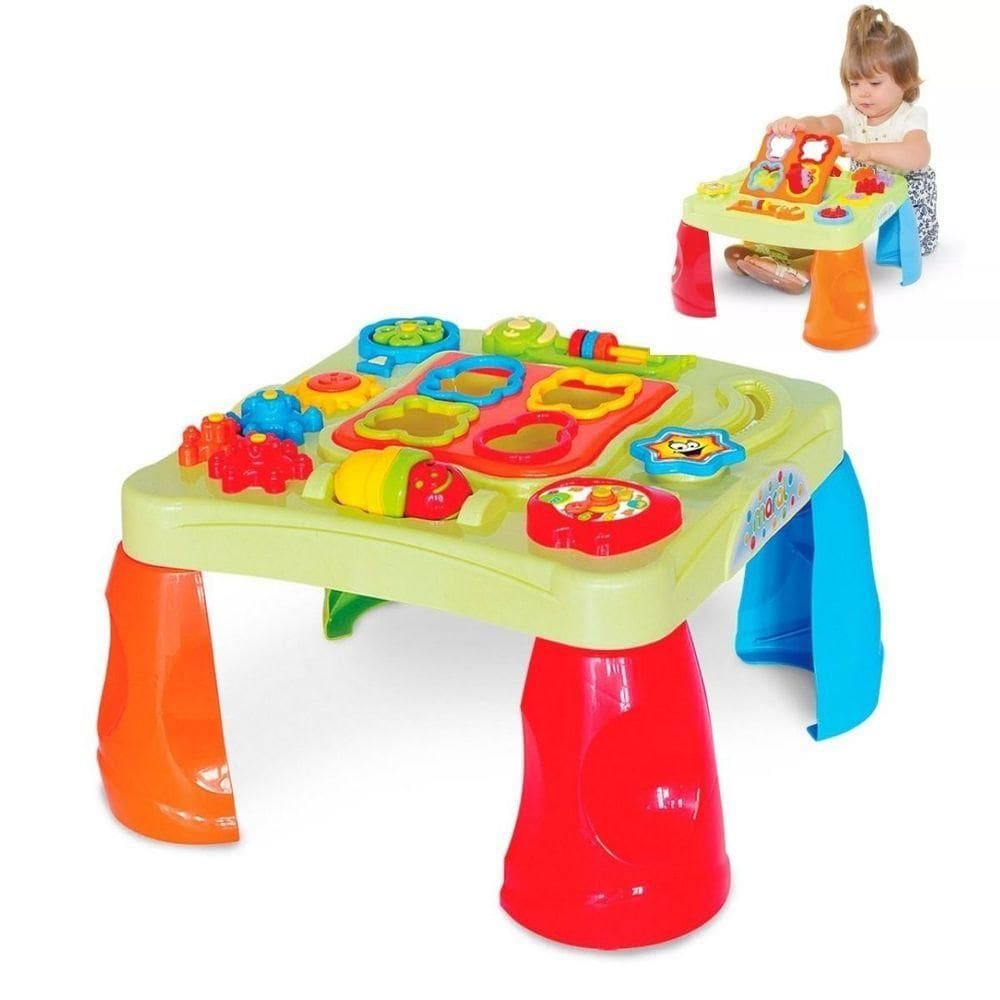 Mesa Criativa Didática Com Som - Estimule A Criatividade Infantil