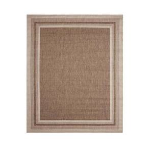Tapete Sisal Eco Nature Moldura 87 Bege Marrom 2,00x3,00m
