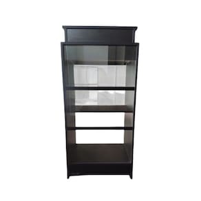 Balcão Caixa Vitrin Lojas E Comércios 100% Mdf Preto Desmontado - Suprema Móveis