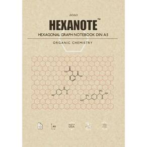 Caderno Gráfico Hexagonal HEXANOTE DIN A5 110 páginas