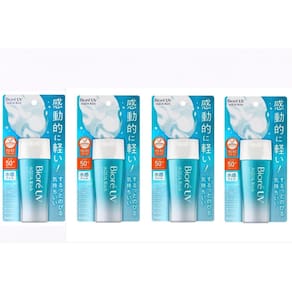 Protetor solar AQUA Rich Water Gel SPF50+PA++++ Impermeável 75mL x4
