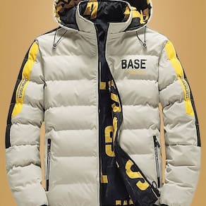Jaqueta Parka Masculina Dupla Face com Capuz