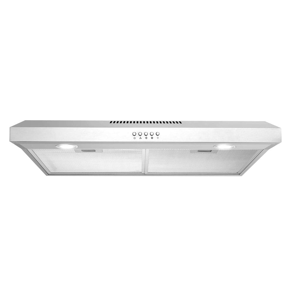 Exaustor COSMO 5U30 76 cm embaixo do gabinete com luzes LED