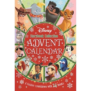 Calendário do Advento, coleção de livros de histórias da Disney com 24 livros