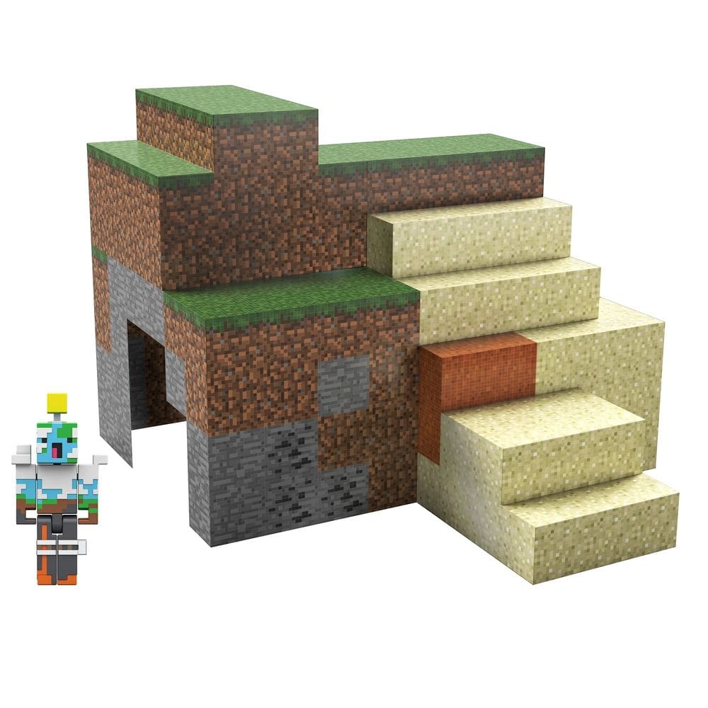 Playset Mattel Minecraft Overworld Protector com mais de 6 anos