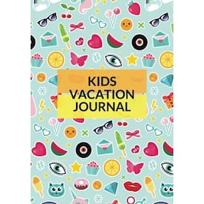 Caderno de viagens divertidas para crianças do Vacation Journal Genérica