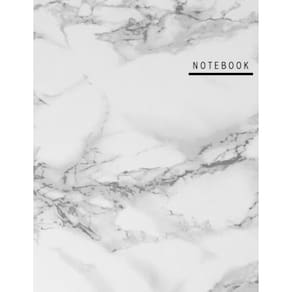 Caderno Genérica Lila Unruled Blank 100 páginas em mármore A4