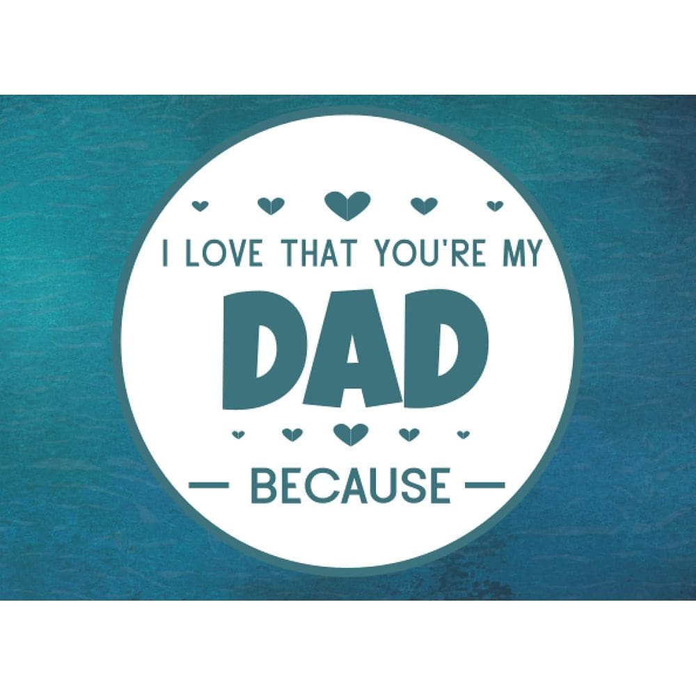 Preencha o livro I Love You para pai, escrito por filha ou filho
