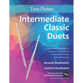Partitura Genérica Intermediate Clássica Duetos para Duas Flautas