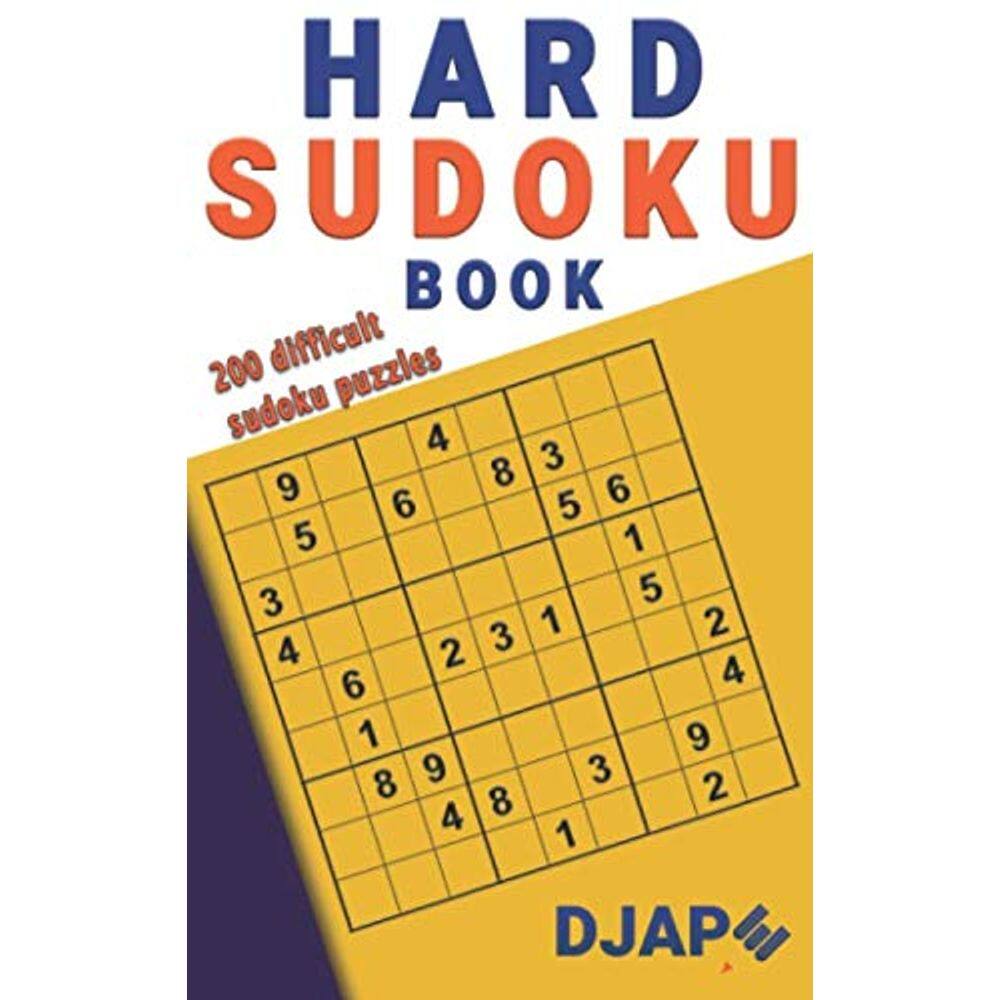 Livro de Sudoku Genérica com 200 quebra-cabeças difíceis de Sudoku