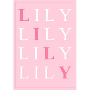 Notebook Genérica Lily personalizado para quem tem um nome maravilhoso