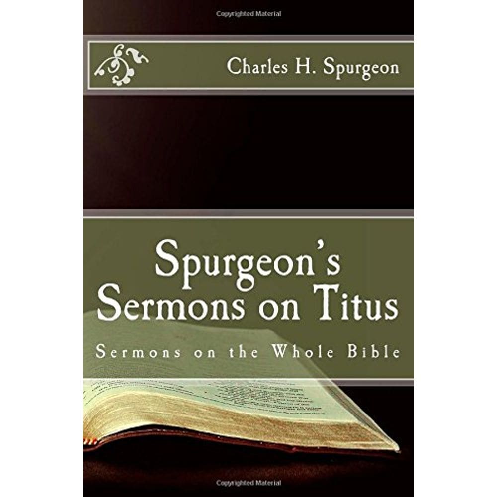 Livro Sermões de Spurgeon sobre Tito (Sermões sobre toda a Bíblia)