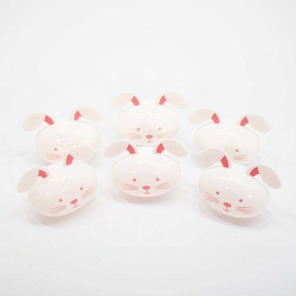 Kit 12 Coelhos de Páscoa em Formato em Ovo Enfeite Decorativo