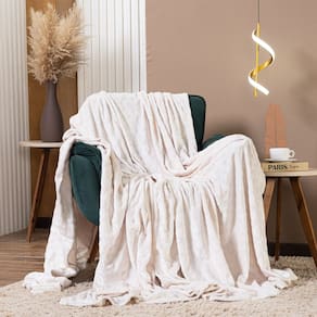 Cobertor Manta Encanto Avulso Dupla Face CASAL PADRÃO - Mantinha Plush Fleece Corações em Alto Relevo Toque de Seda