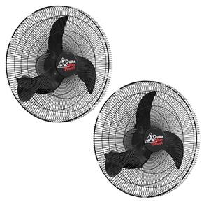 Kit 2 Ventiladores Oscilante De Parede 60 Cm Com 120 Fios Dura Max Power 230W - Duralínea