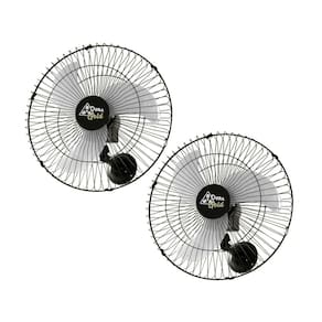 Kit 2 Ventiladores Oscilante De Parede 60 Cm Com 40 Fios Dura Gold 220W - Duralínea