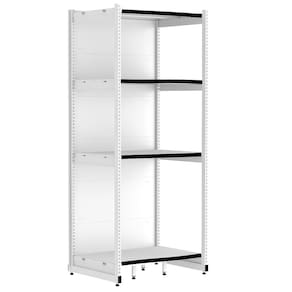 Rack Parede 202 Fit 60 Inicial Branco 90x60 Pe Preto