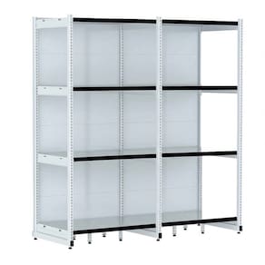 Rack Parede 202 Fit 60 Ate 2 Metros Branco 8 Bandeja Pe Pret