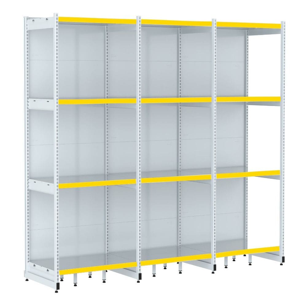 Rack Parede 202 Fit 60 Ate 3 Metros Branco 12 Bandeja Pe Ama