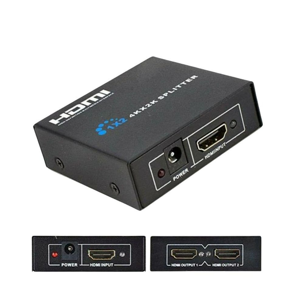 Splitter Divisor Hdmi 1 Entrada 2 Saídas Full Hd 1X2 3D