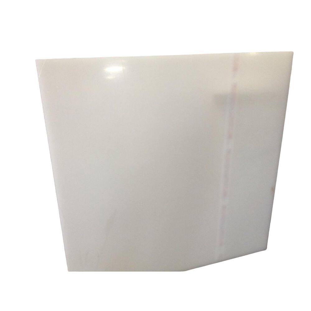 Chapa Acrilica Branca Leitosa 1000X500Mm Na Esp. De 10Mm