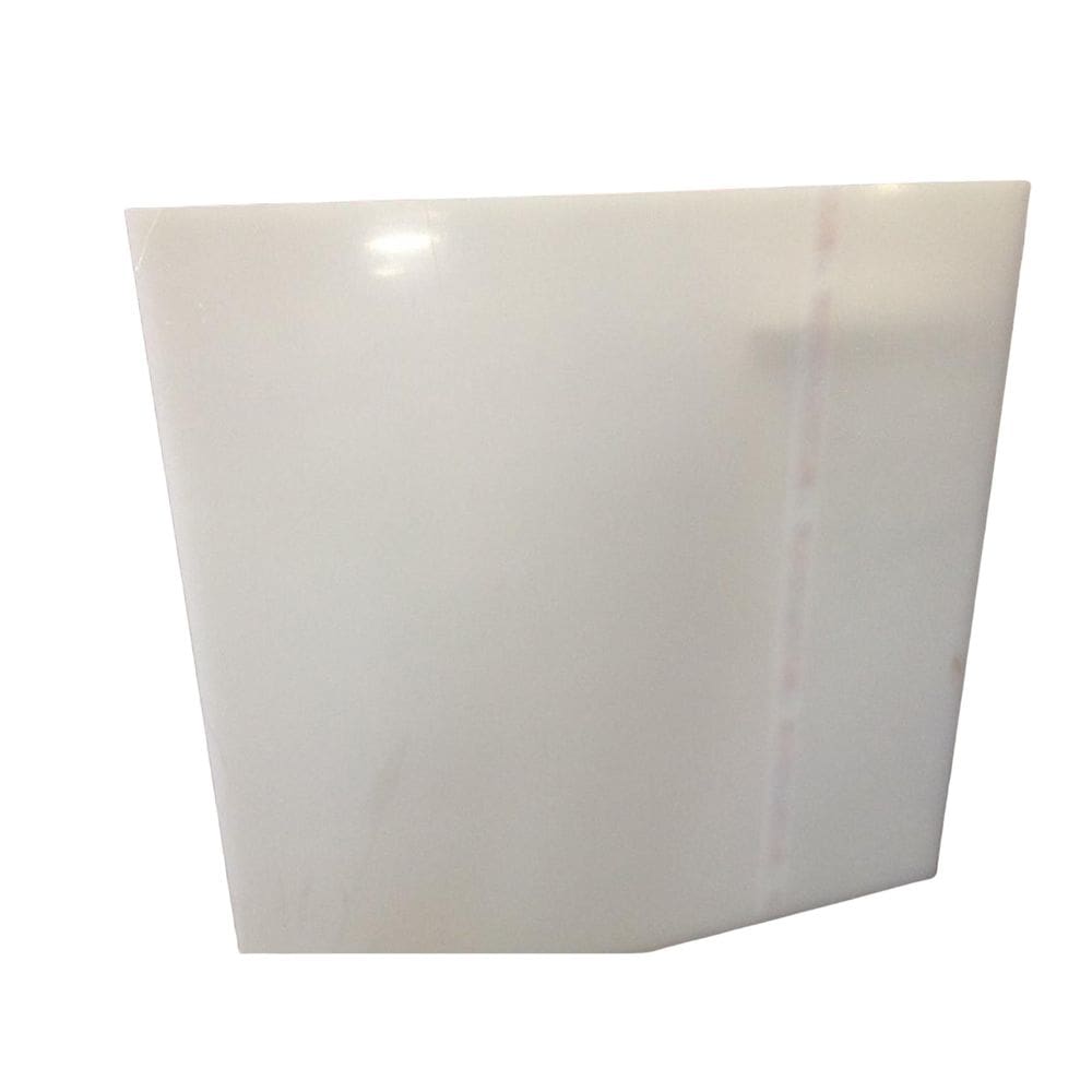 Chapa Acrilica Branca Leitosa 1000X500Mm Na Esp. De 10Mm