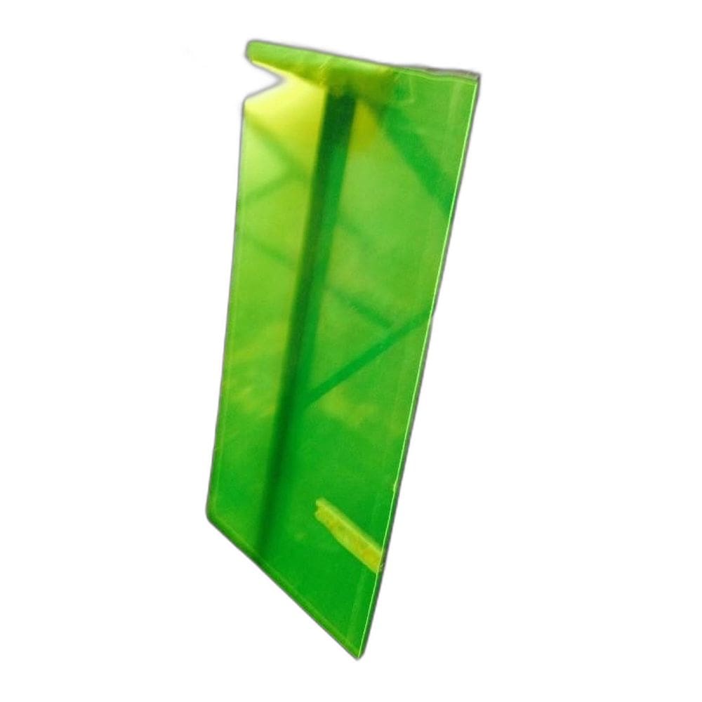 Chapa Acrílica Verde Florescente 50x50cm 3,0mm + Película