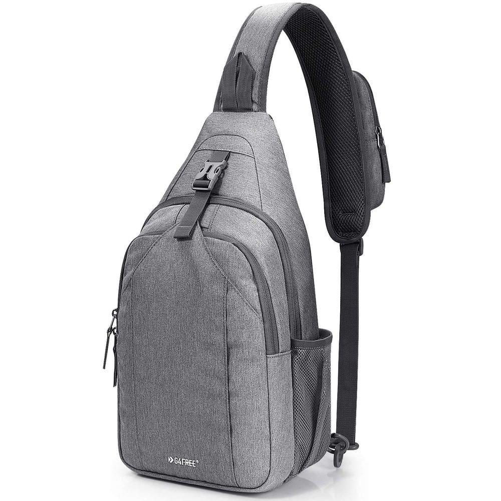 Sling Bag G4Free RFID Blocking Sling Mochila cinza