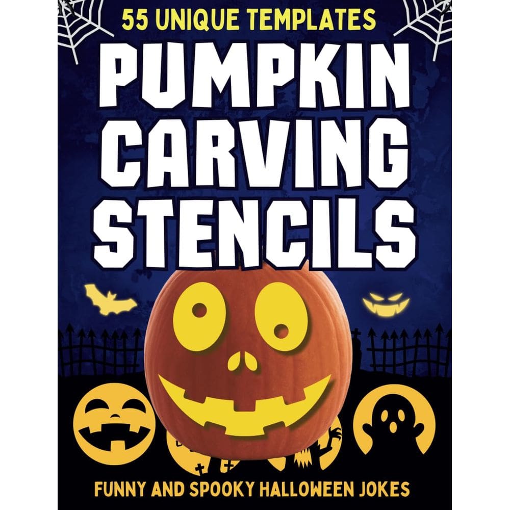 Estênceis de escultura de abóbora Genérica Halloween Templates x55