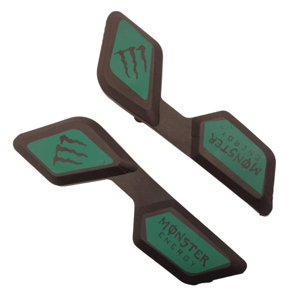 Borrachas Rabeta Bagageiro Bros 125/150/160 Moster Energy