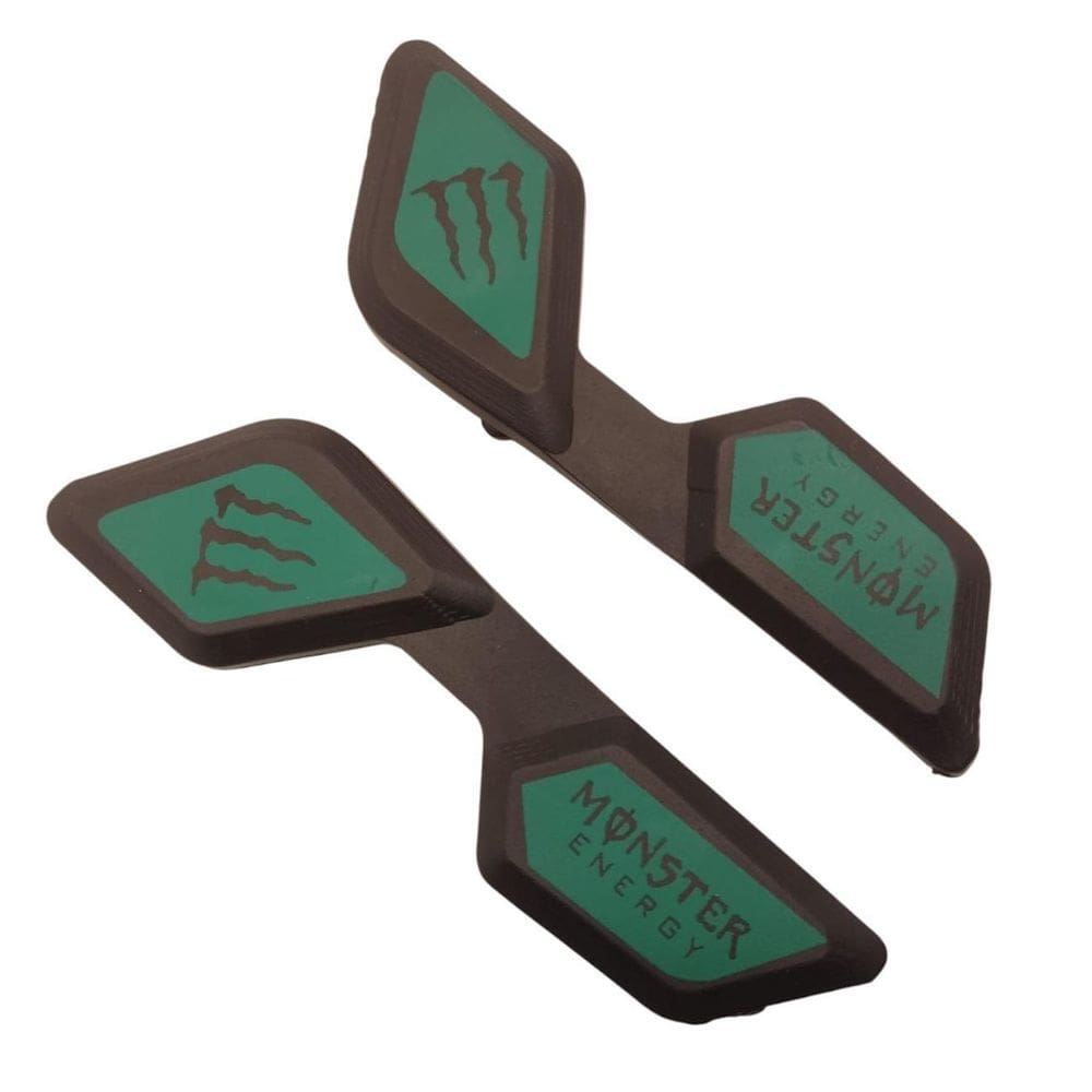 Borrachas Rabeta Bagageiro Bros 125/150/160 Moster Energy