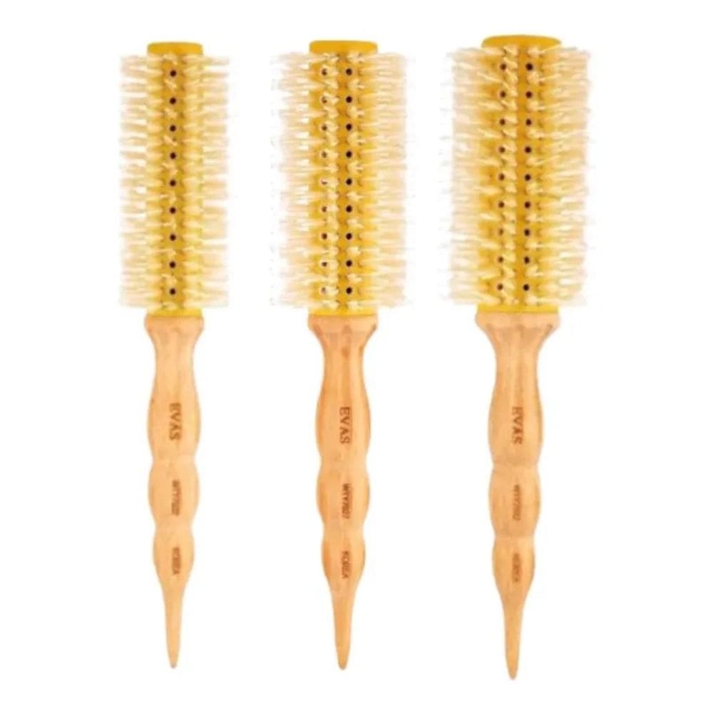 Kit 3 Escova de Cabelo Evas WTY 7022, 7027 e 7032