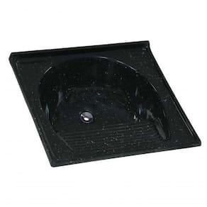 Tanque Lavar Roupa Sintético - 67 X 62cm - Preto - Rorato