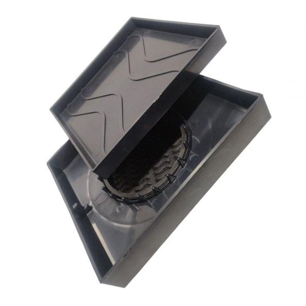 Ralo Oculto 15x15 Invisivel Para Piso Porcelanato Cinza