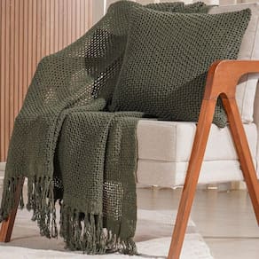 Peseira Decorativa Atacama New 80x250cm Verde Militar