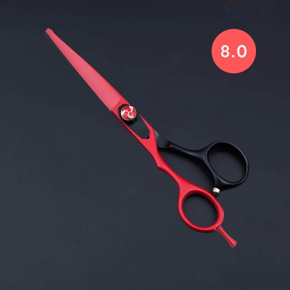 Tesoura Red Black 8 polegadas