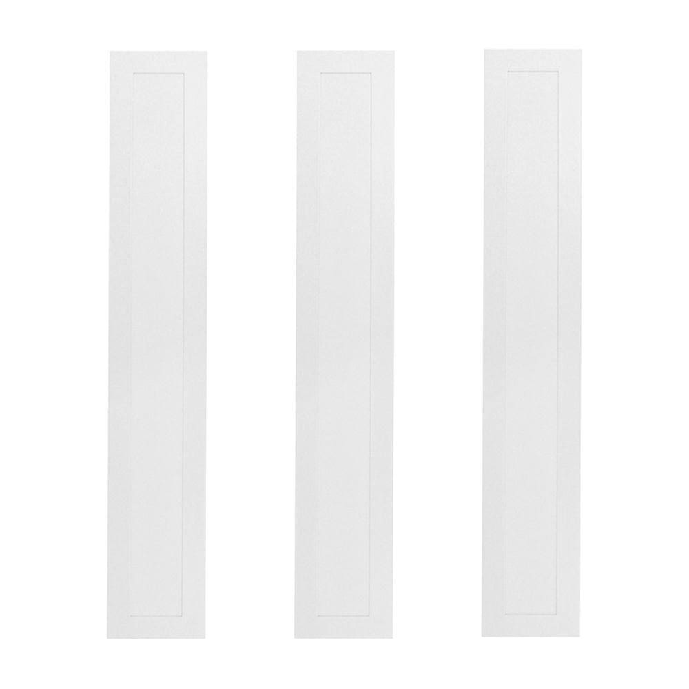Kit 3 Painel Led 18w 6500k 10x60 Retangular Sobrepor Foxlux