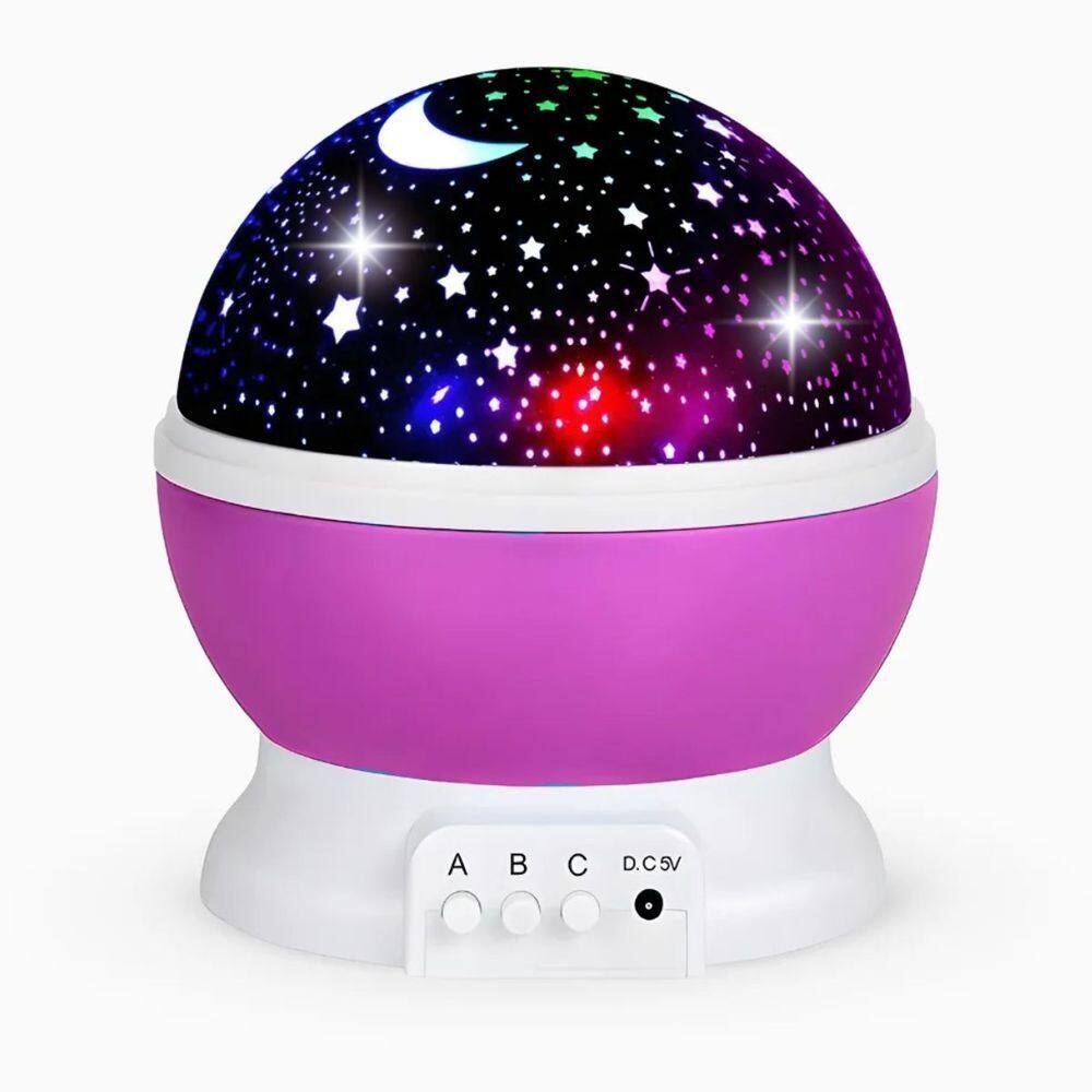 Luminária Projetor Estrelas 360º – Atmosfera Mágica E Relaxante