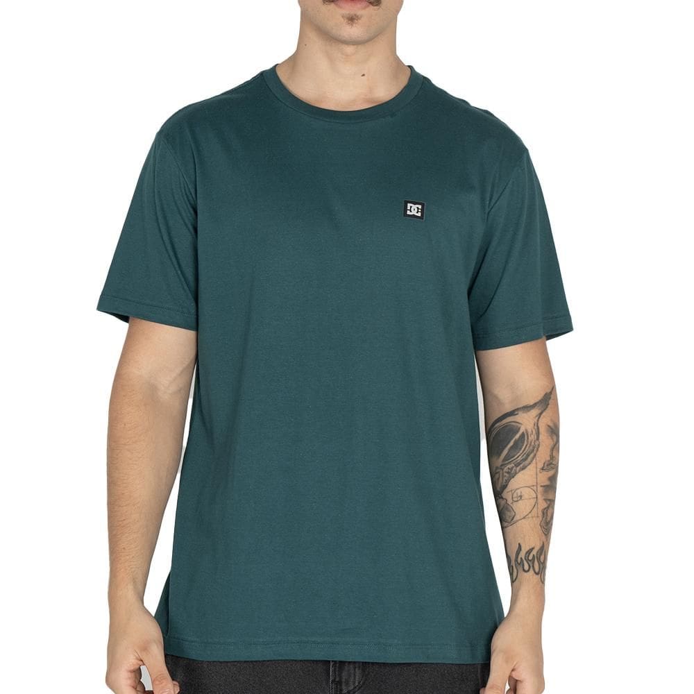 Camiseta DC Shoes Transfer WT25 Masculina Petróleo